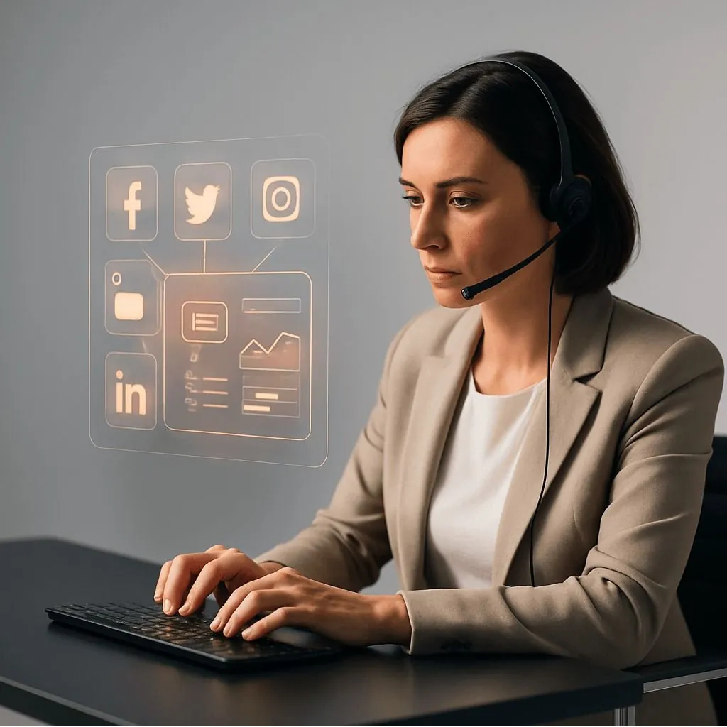 A support agent working alongside Accordia ACE